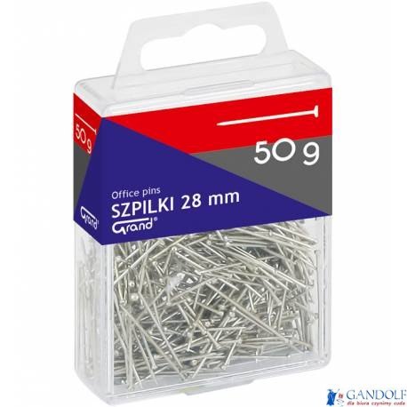 Szpilki 50g, plastikowe opakowanie GRAND 110-1638 Szpilki 50g, plastikowe opakowanie GRAND 110-1638
