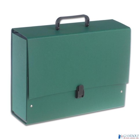 Teczka z rączką B4 Jumbo 10cm zielona TT6039