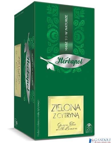 Herbata HERBAPOL BREAKFAST ZIELONA Z CYTRYNĄ (20 kopert) Herbata HERBAPOL BREAKFAST ZIELONA Z CYTRYNĄ (20 kopert)