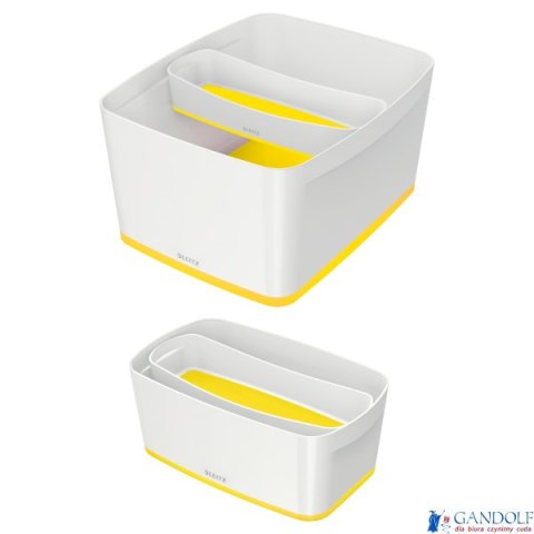 MyBox Organizer podłużny, biało-żółty 52581016