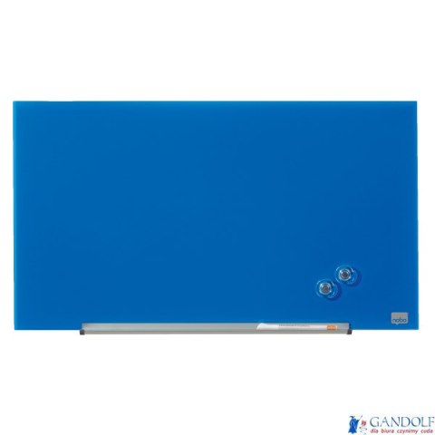 Szklana tablica Nobo Impression Pro 680x380mm, niebieska Szklana tablica Nobo Impression Pro 680x380mm, niebieska