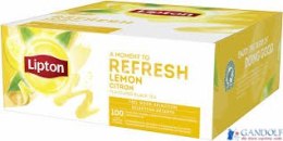 Herbata LIPTON CLASSIC LEMON (100 kopert fol.) czarna