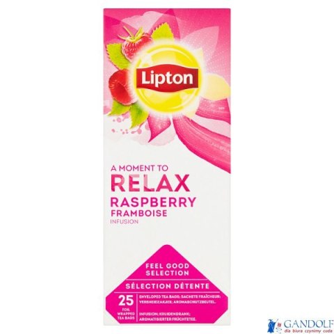 Herbata LIPTON CLASSIC RELAX RASPBERRY/malina (25 kopert fol.)