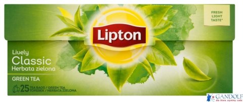 Herbata LIPTON GREEN TEA CLASSIC 20 torebek zielona