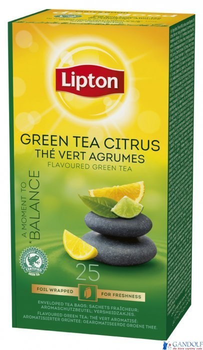 Herbata LIPTON BALANCE Green Tea Citrus (25 kopert fol.) Herbata LIPTON BALANCE Green Tea Citrus (25 kopert fol.)