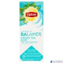 Herbata LIPTON BALANCE Green Tea Mint (25 kopert fol.)