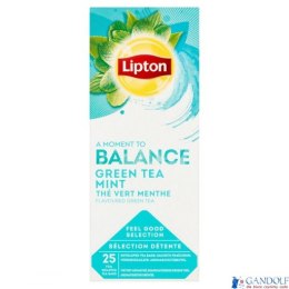 Herbata LIPTON BALANCE Green Tea Mint (25 kopert fol.)