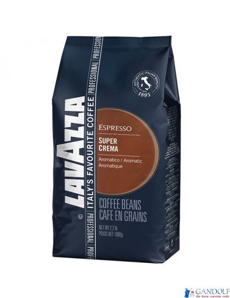 Kawa LAVAZZA SUPER CREMA ESPRESSO BLUE 1kg ziarnista