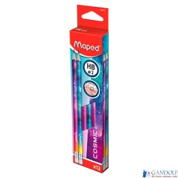 Ołówek z gumką HB COSMIC 851812 MAPED