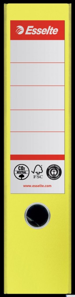 Segregator Esselte No.1 neutralny pod względem emisji CO2, A4, szer. 75 mm, żółty 627566