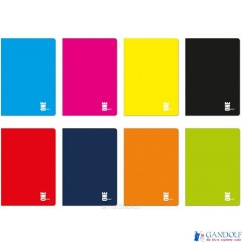 Zeszyt A5 80 kratka UV KOL.ONE COLOR 7034 INTERDRUK Zeszyt A5 80 kratka UV KOL.ONE COLOR 7034 INTERDRUK