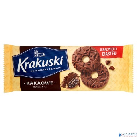 Ciastka BAHLSEN KRAKUSKI KAKAOWE 163g Ciastka BAHLSEN KRAKUSKI KAKAOWE 163g