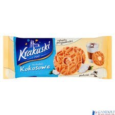 Ciastka BAHLSEN KRAKUSKI KOKOSOWE 168g Ciastka BAHLSEN KRAKUSKI KOKOSOWE 168g