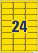 Etykiety żółte L6035-20 63,5 x 33,9 20 ark. usuwalne Avery Zweckform