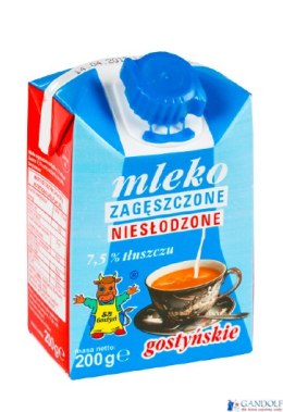 Mleko GOSTYŃ 7,5% zagęszczone niesłodzone 200g