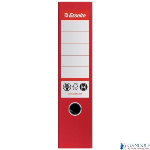 Segregator Esselte No.1 neutralny pod względem emisji CO2, A4, szer. 75 mm, czerwony 627568