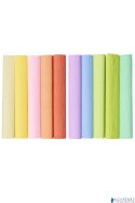 Bibuła marszczona Creatinio 25x200 mały mix pastelowy komplet 10 sztuk 400153933 TOP-2000