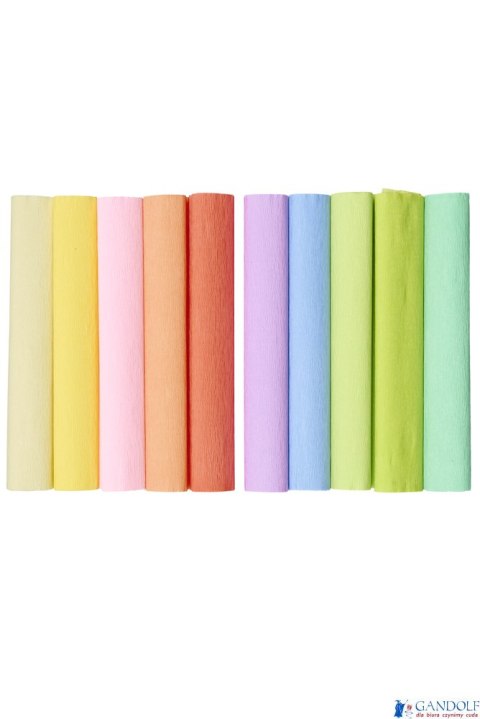 Bibuła marszczona Creatinio 25x200 mały mix pastelowy komplet 10 sztuk 400153933 TOP-2000 Bibuła marszczona Creatinio 25x200 mały mix pastelowy komplet 10 sztuk 400153933 TOP-2000