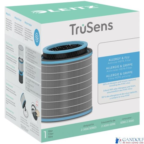Filtr antyalergiczny i przeciwgrypowy HEPA (3 w 1) Leitz TruSens Z-3000 2415119