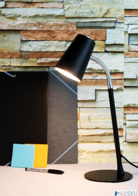 Lampka biurkowa UNILUX FLEXIO 2.0 LED czarna 400093687, 400093687 Lampka biurkowa UNILUX FLEXIO 2.0 LED czarna 400093687, 400093687