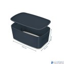 MyBox Cosy mały pojemnik z pokrywką, szary Leitz 52630089