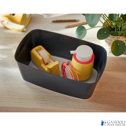 MyBox Cosy mały pojemnik z pokrywką, szary Leitz 52630089