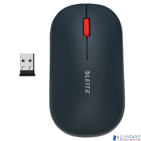 Mysz bezprzewodowa Leitz Cosy, szara 65310089