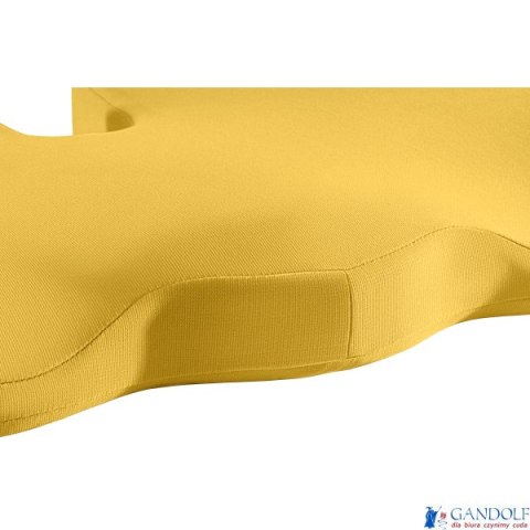 Ortopedyczna poduszka na krzesło Leitz Ergo Cosy, żółta 52840019