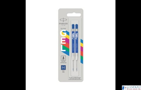 PARKER Wkłady Żelowe Economy czarny (M) - 2 szt. na blistrze 2136231