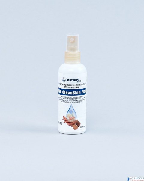 Płyn do dezynfekcji rąk grejpfrutowy 98ml ERG CleanSkin PRO alkohol/gliceryna BORYSZEW (spray) Płyn do dezynfekcji rąk grejpfrutowy 98ml ERG CleanSkin PRO alkohol/gliceryna BORYSZEW (spray)