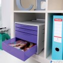 Pojemnik z szufladami Esselte ColourBreeze, lawendowy 628458