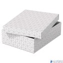 Pudełka domowe do przechowywania, płaskie, rozmiar M, 3 sztuki, białe Esselte 628284