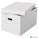 Pudełka domowe do przechowywania, rozmiar L, 3 sztuki, białe Esselte 628286