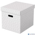 Pudełka domowe do przechowywania, w kształcie sześciana, 3 sztuki, białe Esselte 628288