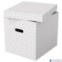 Pudełka domowe do przechowywania, w kształcie sześciana, 3 sztuki, białe Esselte 628288