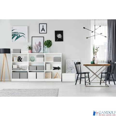 Pudełka domowe do przechowywania, w kształcie sześciana, 3 sztuki, białe Esselte 628288