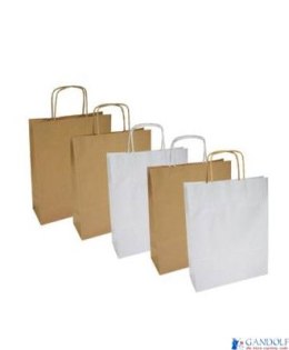 Torba papierowa ECOBAG 180x80x225 mm brązowa 10232030000 ekologiczna