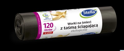 Worki na śmieci ekologiczne 120l Stella 004171