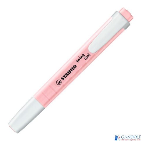 Zakreślacz STABILO swing cool pastel pastelowy różowy 275/129-8