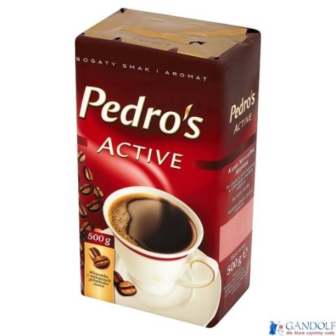 Kawa PEDROS ACTIVE 500g mielona Kawa PEDROS ACTIVE 500g mielona