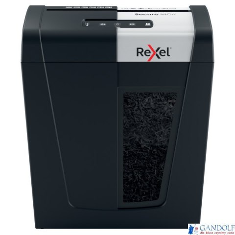 Niszczarka Rexel Secure MC4, (P-5), 4 kartki, 14 l kosz, 2020129EU Niszczarka Rexel Secure MC4, (P-5), 4 kartki, 14 l kosz, 2020129EU