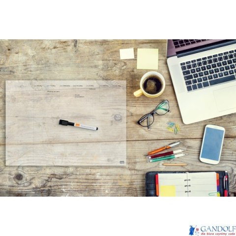 Planer akrylowy tygodniowy na biurko Nobo Home A4 1915614