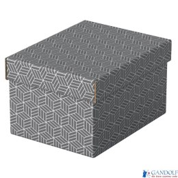 Pudełka domowe do przechowywania, rozmiar S, 3 sztuki, szare Esselte 628281