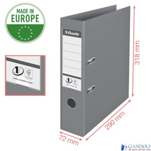 Segregator Esselte No.1 ColourBreeze, 75mm, zielony 626505