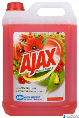 AJAX Płyn do czyszczenia uniwersalny 5l Czerwony Polne kwiaty 709383