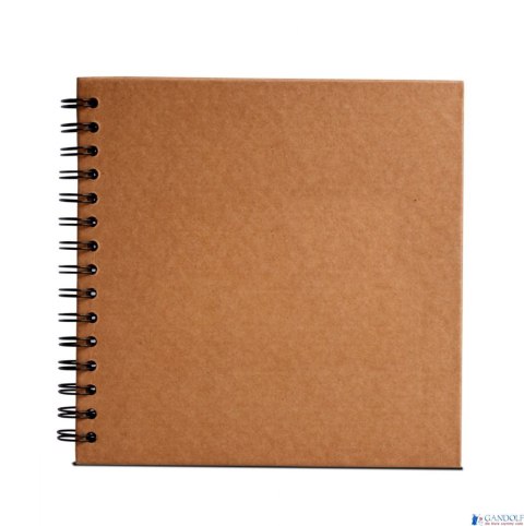 Album na spirali, 30x30cm, 30 ark, brązowe eco, 180g/m2, Happy Color HA 7631 3030-NE30 Album na spirali, 30x30cm, 30 ark, brązowe eco, 180g/m2, Happy Color HA 7631 3030-NE30