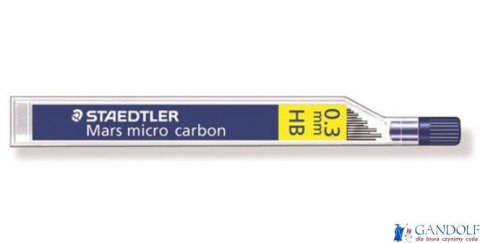 Grafity Mars micro carbon, 0.3 mm, na papier, tw. HB, Staedtler S 250 03-HB Grafity Mars micro carbon, 0.3 mm, na papier, tw. HB, Staedtler S 250 03-HB