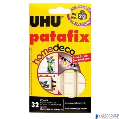 Masa samop.PATAFIX HOMEDECO UHU 40015 do 2kg (32kwadraty)
