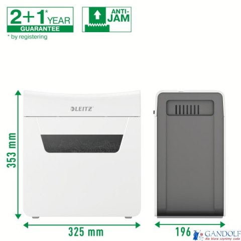 Niszczarka Leitz IQ Protect 6, P4, 6 kartek, 10 l kosz 80900000