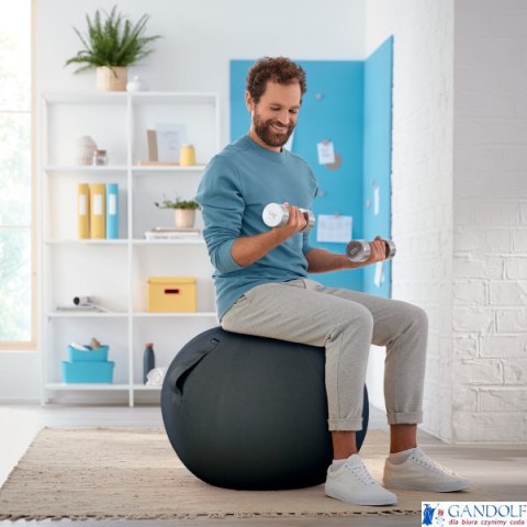 Piłka do siedzenia Leitz Ergo Cosy, szara 52790089